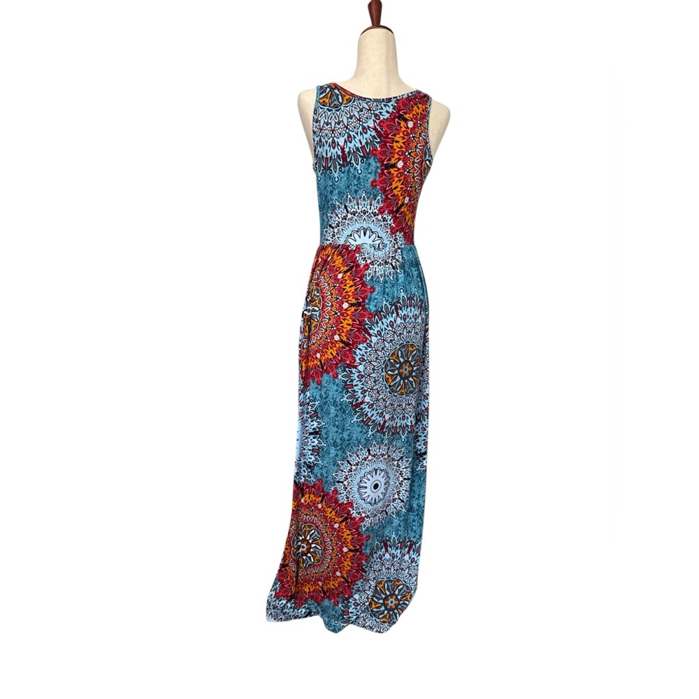 Bohemian Maxi Dress - Multicolor - Picture 2 of 2